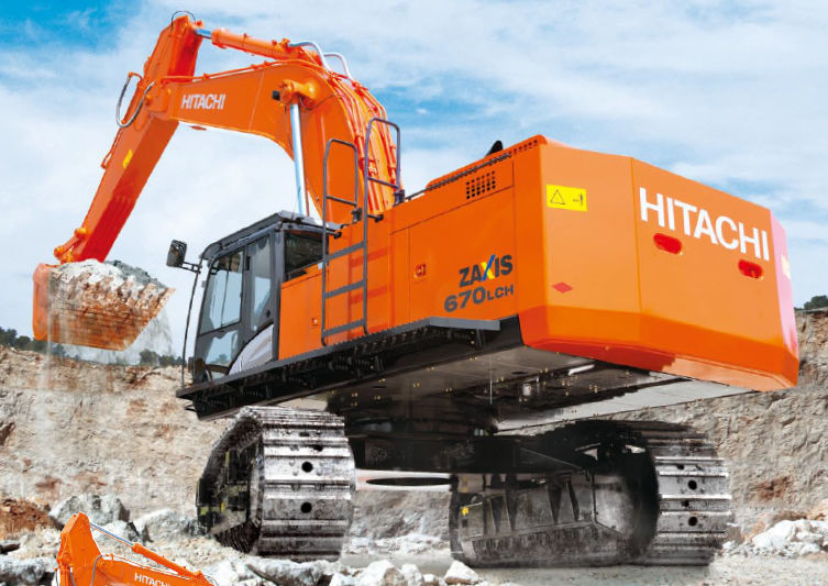 Escavadeira grande - ZX670LCH-5G - HITACHI Construction Machinery