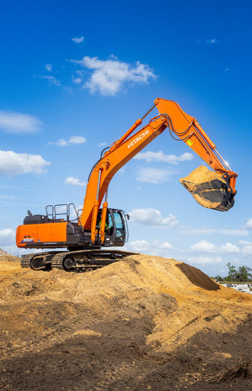 Escavadeira de médio porte - ZX350LC-6 - Deere-Hitachi