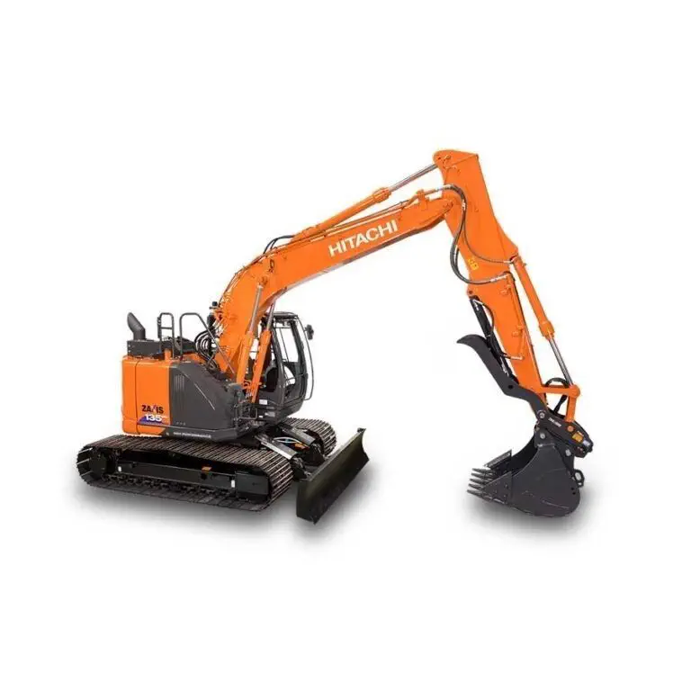 Escavadeira com raio de giro curto - ZX135US-6 - Deere-Hitachi