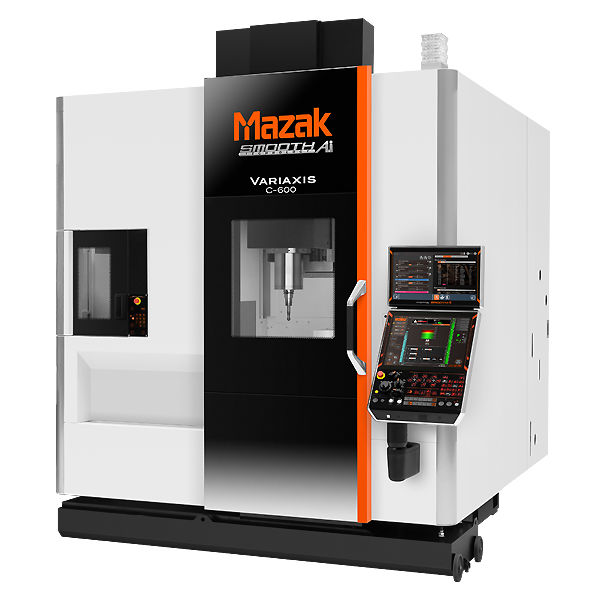 Centro de usinagem CNC de 5 eixos - VARIAXIS C-600 - Mazak - vertical ...