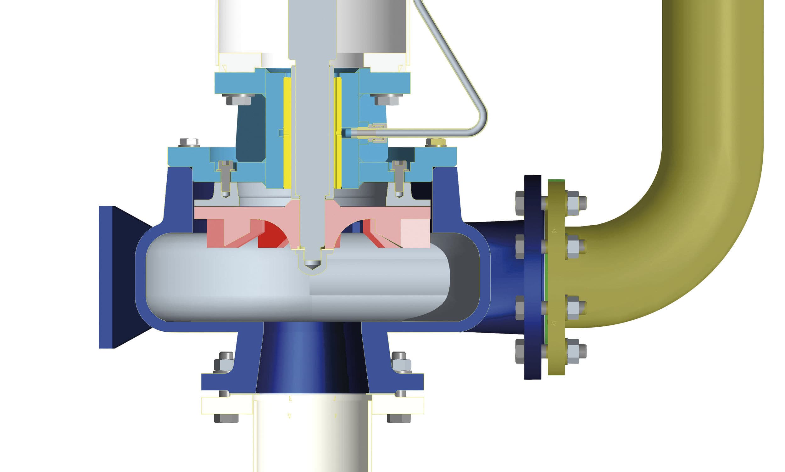 Bomba vertical SAT, CAT series ANDRITZ de água / submersa / de vórtex