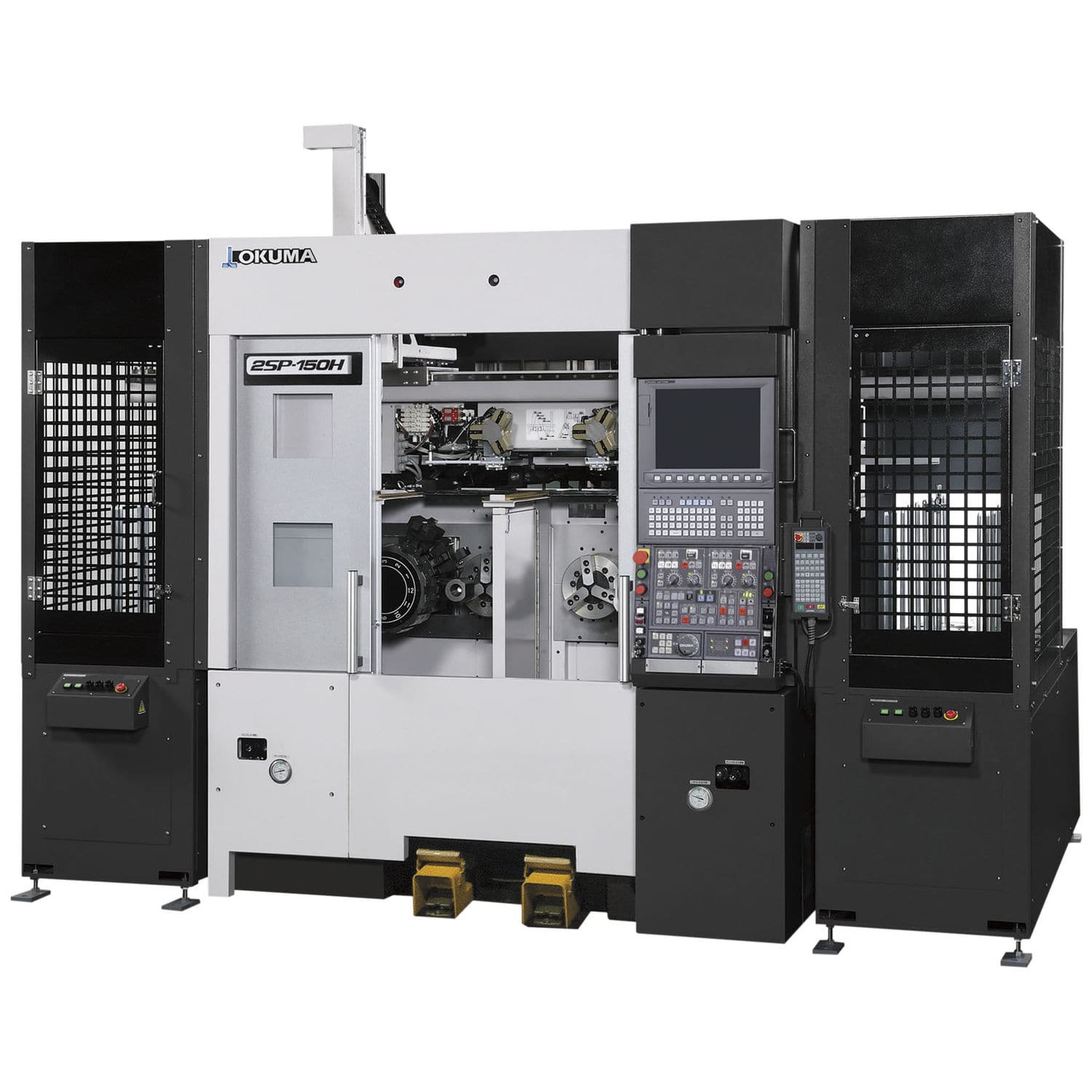 Torno CNC - 2SP-150H - OKUMA EUROPE GMBH - horizontal / de 2 eixos