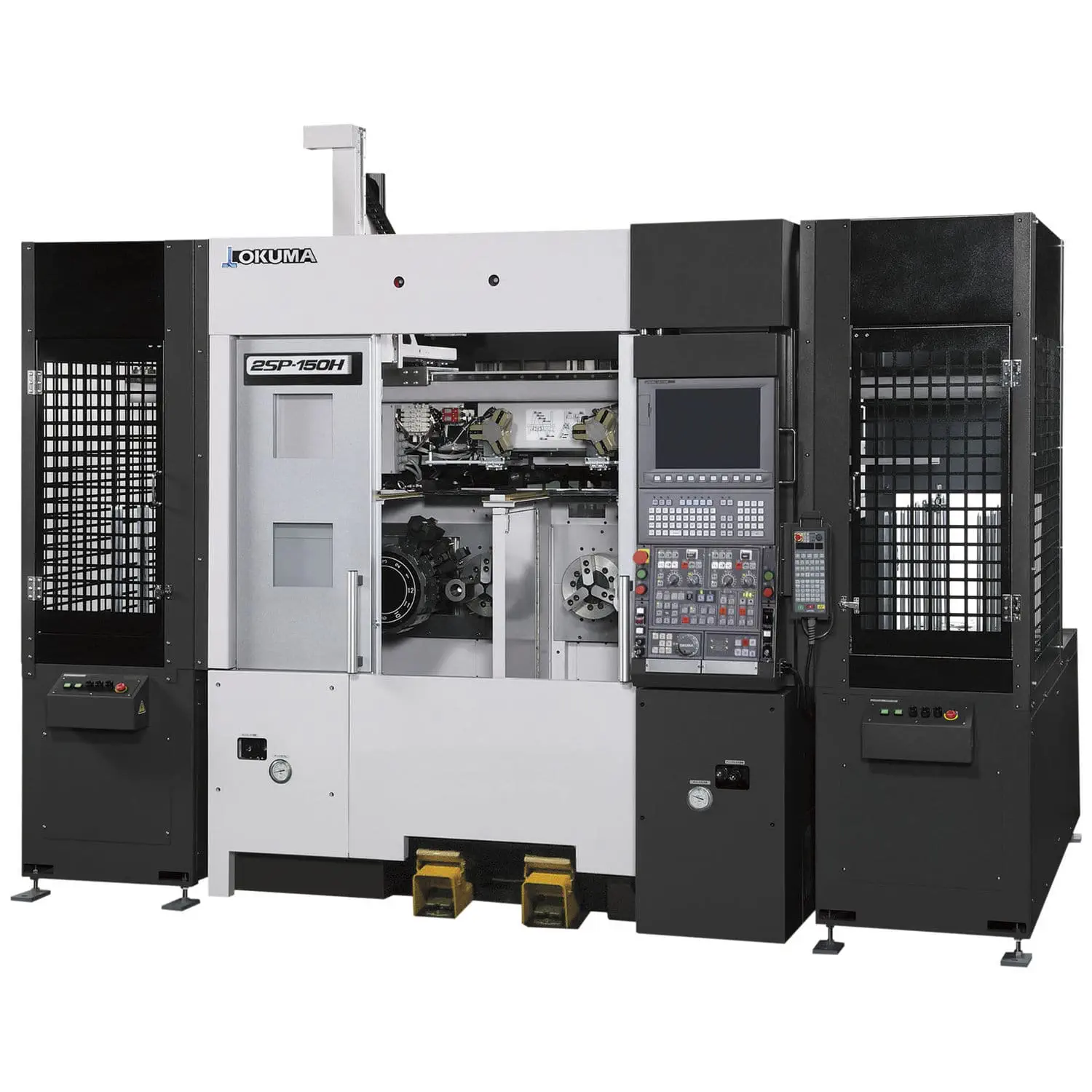 Torno CNC - 2SP-150H - OKUMA EUROPE GMBH - horizontal / de 2 eixos