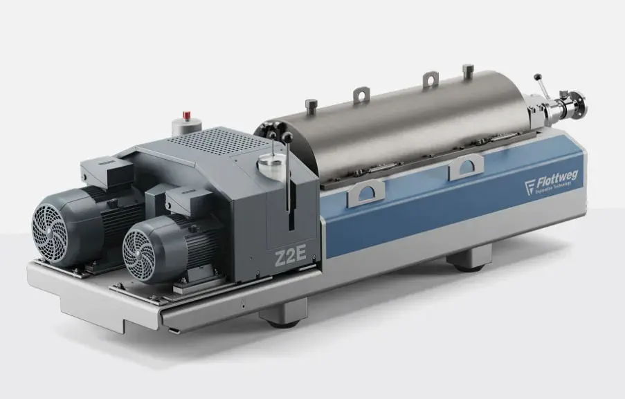 【9810】 FLOATIA DESIGNS FDRS-01 Decanter centrífugo - Z6E - Flottweg SE - horizontal / bifásico