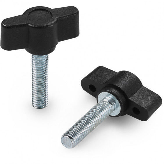 Porca Borboleta L749 Boteco Em Latao Em Poliamida