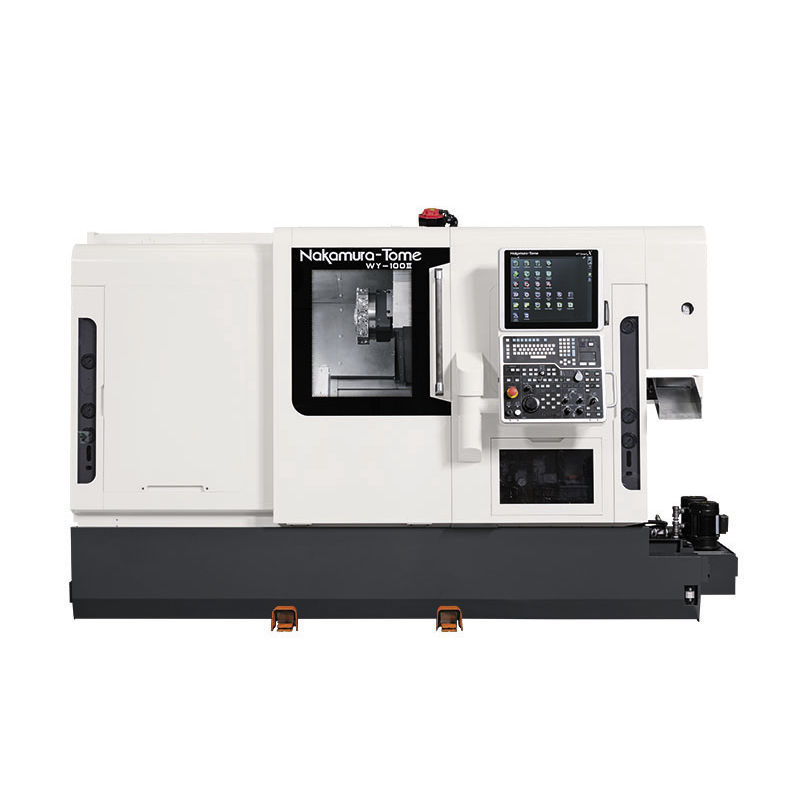 Torno CNC WY 100II Nakamura Tome Precision Industry Horizontal De 3 Eixos De Dois Fusos