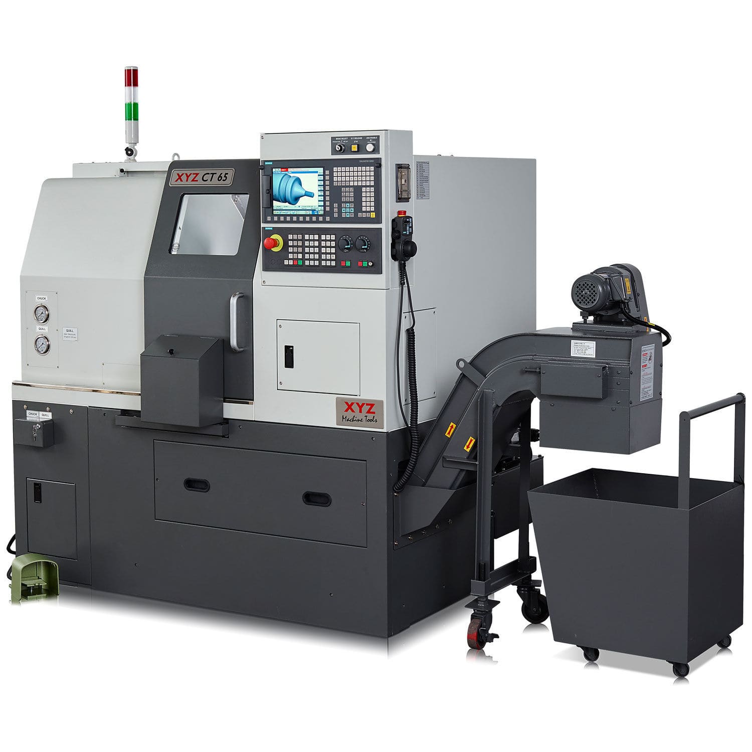 Torno CNC - XYZ CT 65 HD - XYZ Machine Tools - de 2 eixos / A2-6