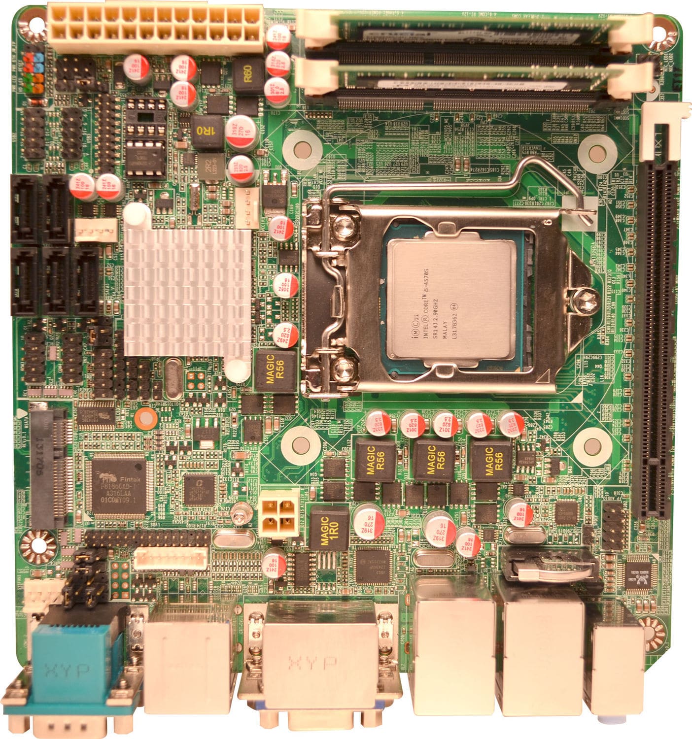 Placa-mãe mini-ITX - Q87IX - Corvalent - Intel Q87 / DDR3 / industrial