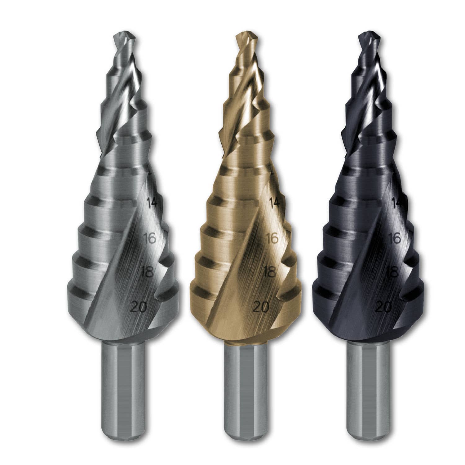 Foret étagé RUKO HSS-E Co5 Cobalt - N°1 - Pour Perçage Précis En Métal
