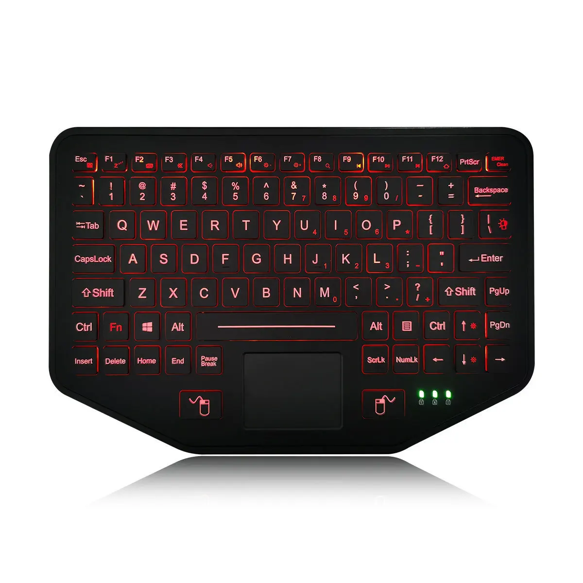 Teclado de mesa - K-TEK-V275TP-FN-SC-BL-FDT - Key Technology China
