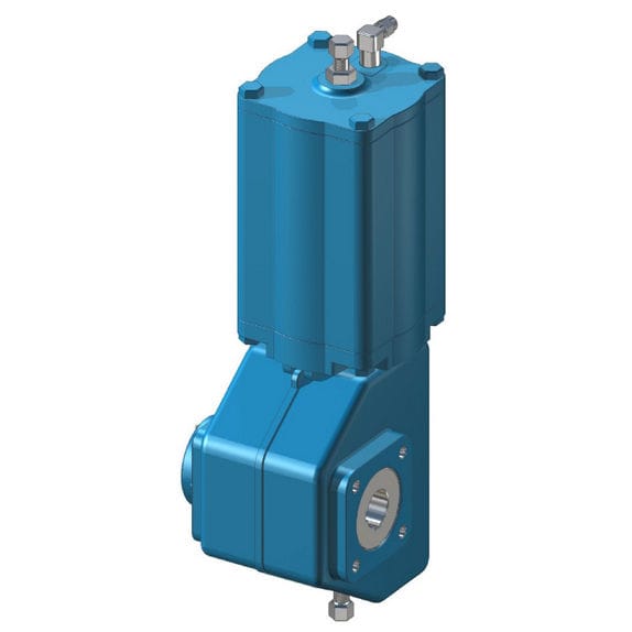 Atuador de válvula pneumático B1 series Metso Automation de 1/4