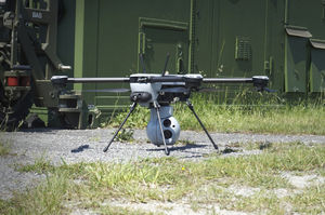 drone de quatro rotores
