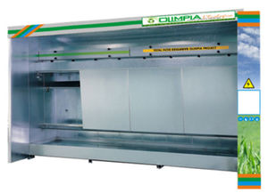 cabine de pintura aberta
