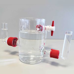 interface de célula eletroquímica em borossilicato