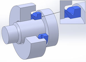 军政府vedação V-ring