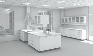 sistema de mobiliário de laboratório