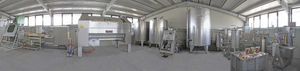usina de produção para a indústria alimentícia