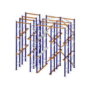 estante industrial para paletes compactas