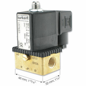 válvula solenoide de ação direta