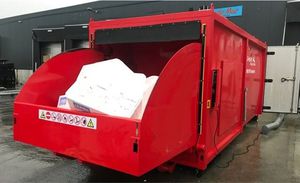 compactador de resíduos para poliestireno