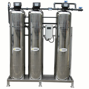 Estação de desmineralização por resinas de troca iônica