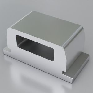 base para abraçadeira para fecho de contato 1