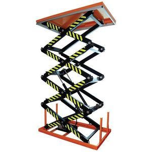 mesa elevatória de quatro tesouras