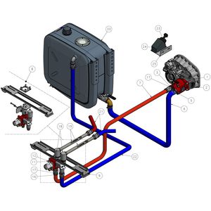 unidade hidráulica com motor hidráulico