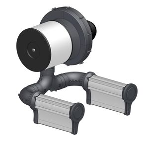 conector de tubos em T