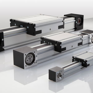 eixo linear acionado por correia dentada