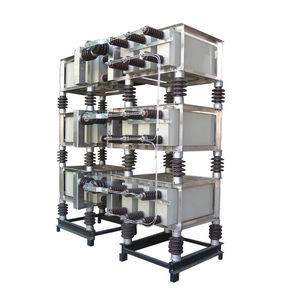 banco de capacitores shunt com rack aberto