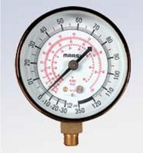 manômetro com mostrador analógico