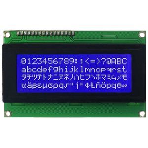 módulos de visualização LCD