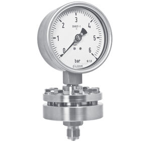 separador por membrana com fixação de flange