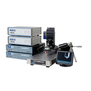 microscópio com varredura de sensor