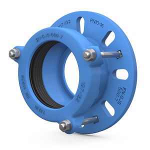 união tubo-flange