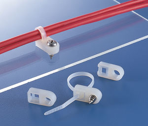base para abraçadeira em material plástico