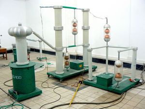 sistema de teste de tensão de choque