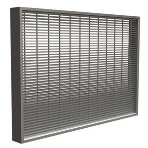 grelha de ventilação metálica