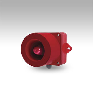 sinalizador sonoro para alarme com luz de sinalização