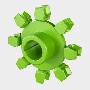 roda dentada com cubo 1