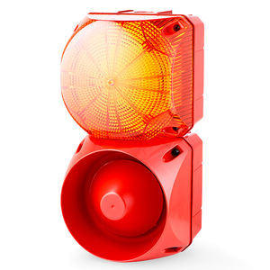 sirene com luz LED
