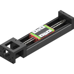 eixo linear com quatro carreiras de esferas
