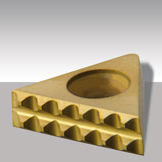 pastilha de corte de carboneto