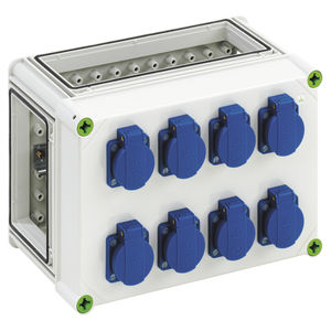 quadro elétrico com tomada elétrica 1