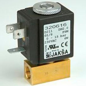 válvula solenoide de ação direta