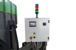 compactador de resíduos para coleta seletiva