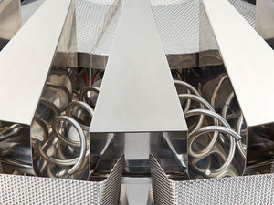 máquina de pesagem com alimentador de parafuso