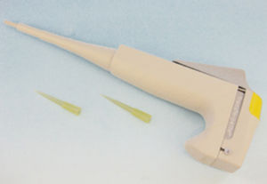 ponteira de pipeta para laboratório