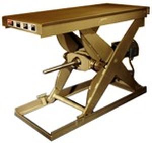 mesa elevatória tipo tesoura